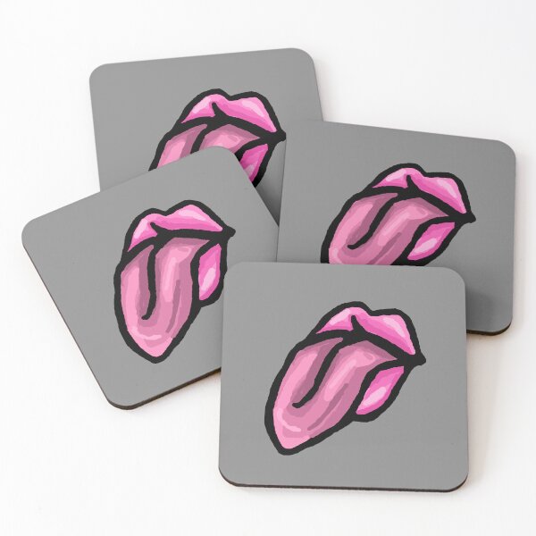 Item preview, Cartoon Pink Lips & Tounge designed and sold by CDPrintsDesigns.
