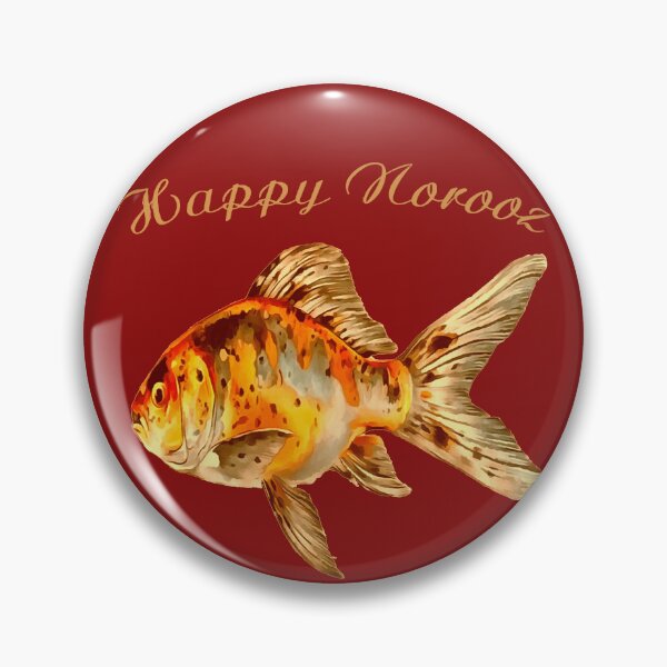 Item preview, Amber Grace Happy Norooz Goldfish designed and sold by taiche.