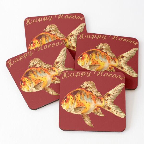 Item preview, Amber Grace Happy Norooz Goldfish designed and sold by taiche.