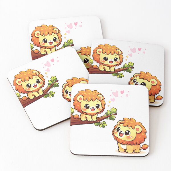 Item preview, Tree Climb Fun - Kawaii Lion Family.  designed and sold by Lylysun.
