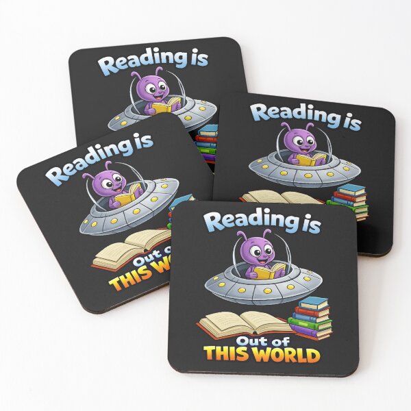 Item preview, Reading Is Out of This World Alien designed and sold by madebysiwa.