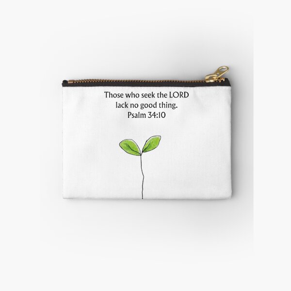 Item preview, Psalm 34:10 Bible Verse Wall Art – Inspirational Christian Scripture – Faith & Encouragement Decor designed and sold by QuietBibleLines.