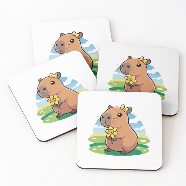 Item preview, Spring Capybara - daffodil designed and sold by JancaMo.