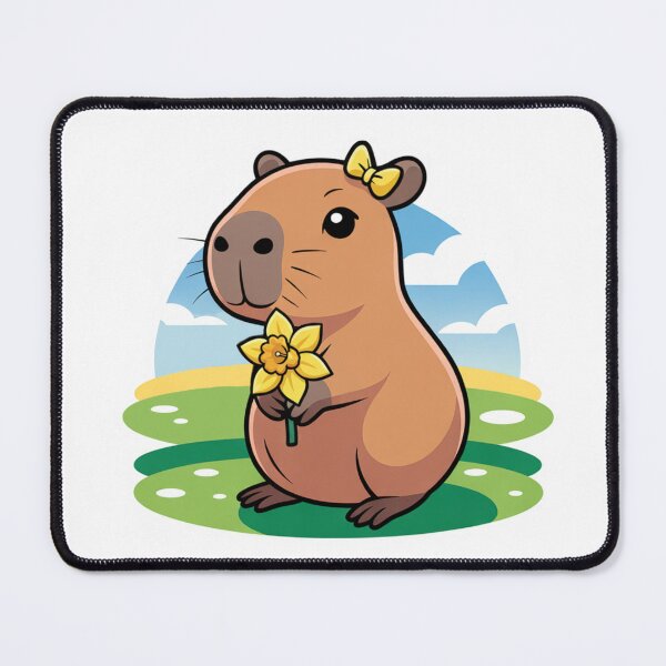 Item preview, Spring Capybara - daffodil designed and sold by JancaMo.