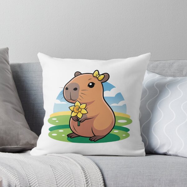 Item preview, Spring Capybara - daffodil designed and sold by JancaMo.