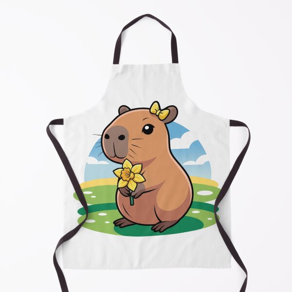 Item preview, Spring Capybara - daffodil designed and sold by JancaMo.
