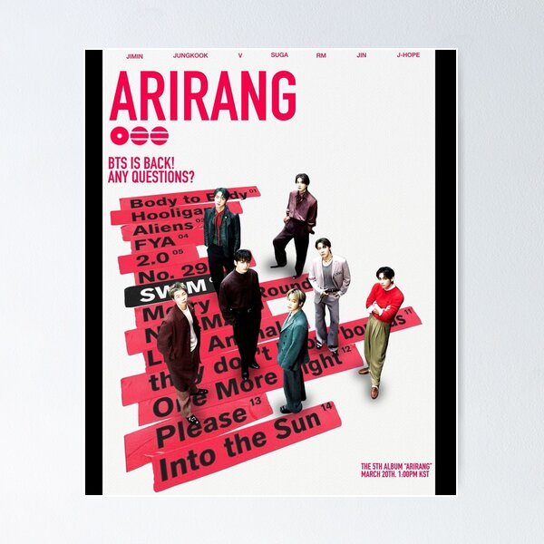 BTS Arirang Is Back Poster