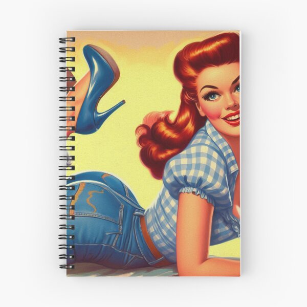 Item preview, Cute Vintage Pin Up Girl designed and sold by PulpVintage.