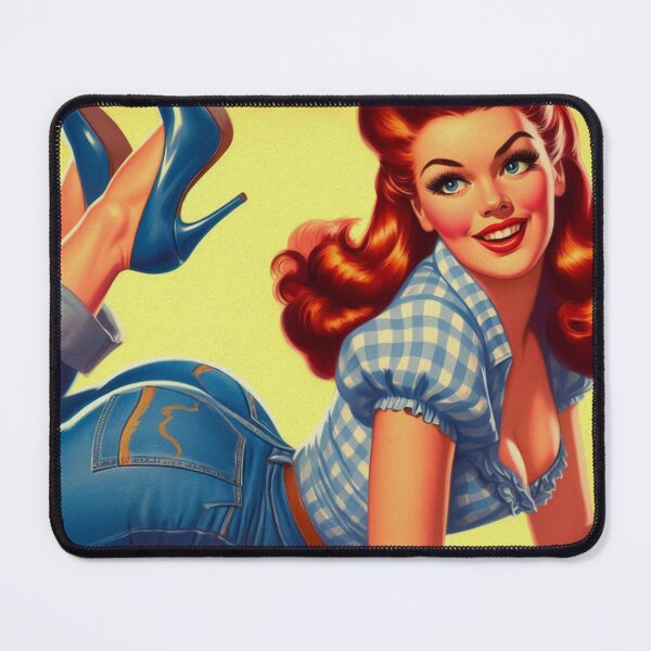 Item preview, Cute Vintage Pin Up Girl designed and sold by PulpVintage.
