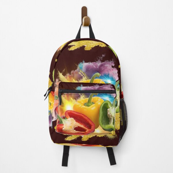 Item preview, Color Burst Bell Peppers – Vibrant Pop Art Vegetable Illustration designed and sold by ChenEngEng.