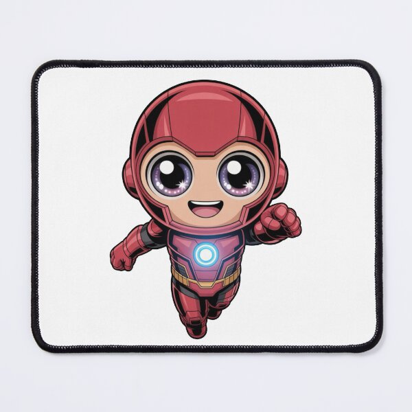 Item preview, Cute Tech Armor Hero – Kawaii Chibi Futuristic Warrior designed and sold by Dospart.