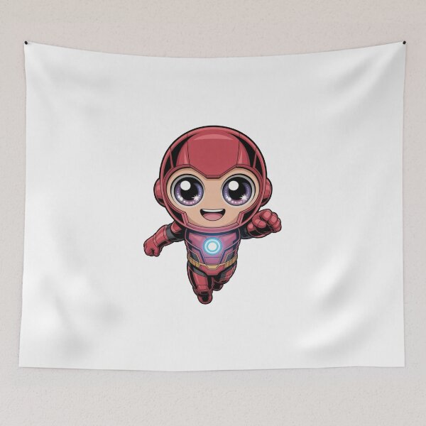 Item preview, Cute Tech Armor Hero – Kawaii Chibi Futuristic Warrior designed and sold by Dospart.
