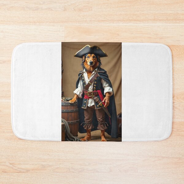 Item preview, Pirate Yorkie Posing with Treasure Barrel designed and sold by Teeshirtstoday.com.
