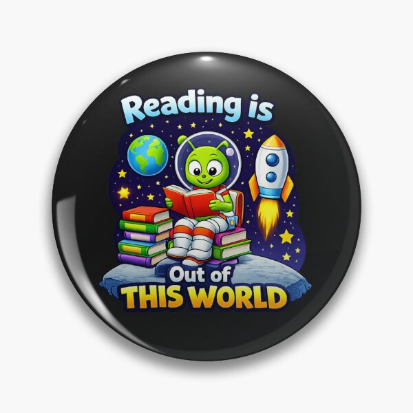 Item preview, Reading Is Out of This World Alien designed and sold by madebysiwa.