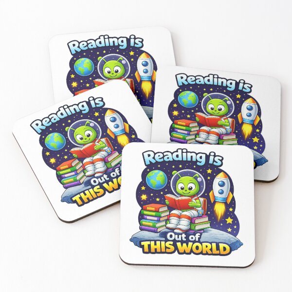Item preview, Reading Is Out of This World Alien designed and sold by madebysiwa.