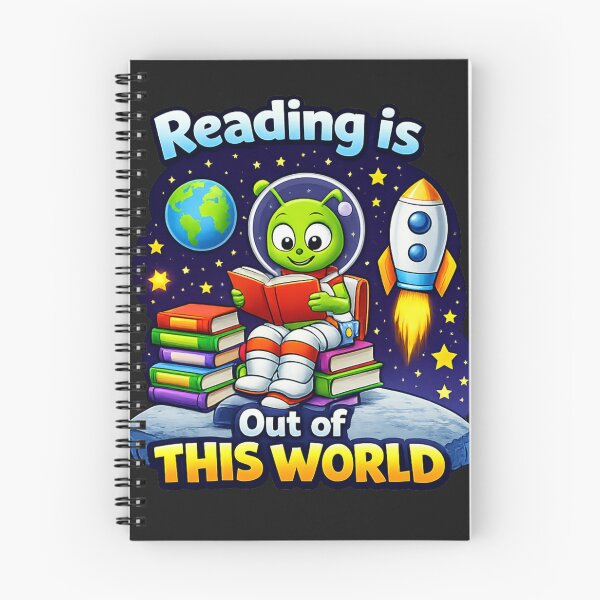 Item preview, Reading Is Out of This World Alien designed and sold by madebysiwa.