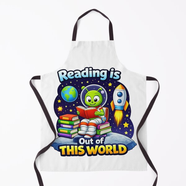 Item preview, Reading Is Out of This World Alien designed and sold by madebysiwa.
