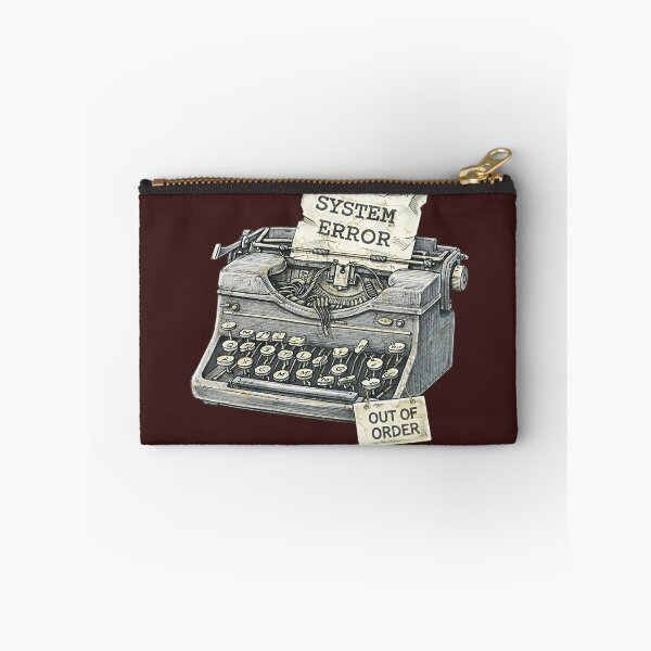 Item preview, Vintage Typewriter – System Error Sticker Illustration designed and sold by Felixuss.