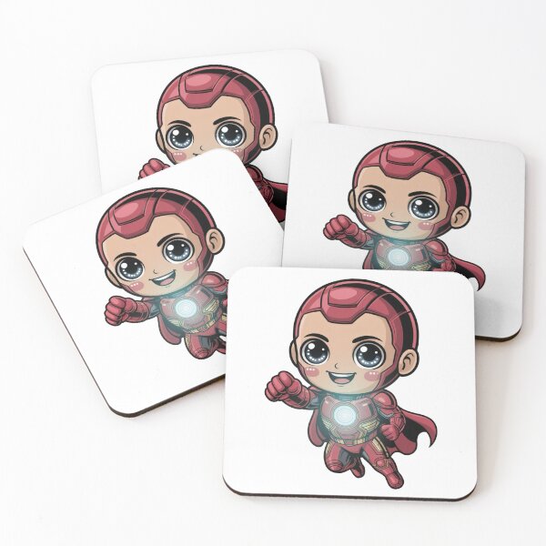Item preview, Cute Tech Armor Hero – Kawaii Chibi Futuristic Warrior designed and sold by Dospart.