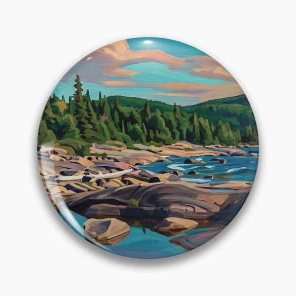 Item preview, Neys Provincial Park Backcountry Canoe Adventure Art designed and sold by Analog Aura .