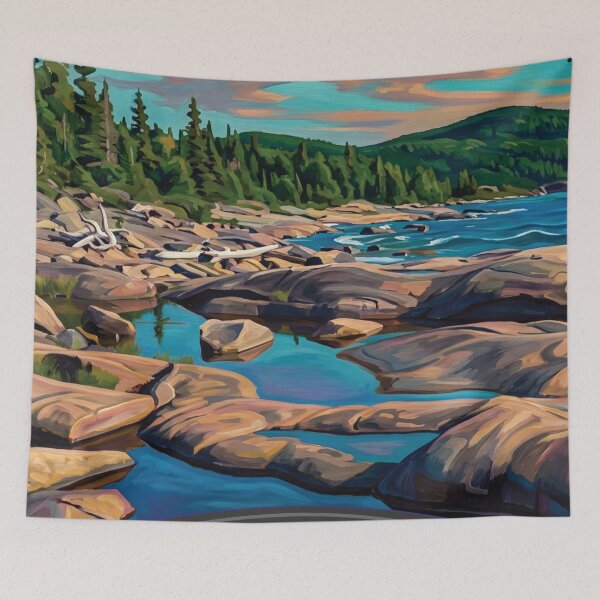 Item preview, Neys Provincial Park Backcountry Canoe Adventure Art designed and sold by Analog Aura .