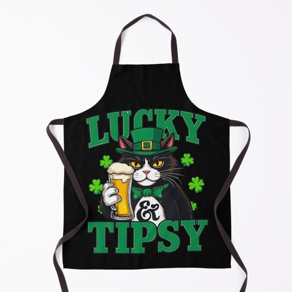 Item preview, St Patricks Day Funny Cat Shirt Irish Drinking Humor Design designed and sold by MEAW MEAW RISKY CAT.