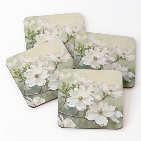 Item preview, White Dogwood in Bloom designed and sold by TinCatOutPost.