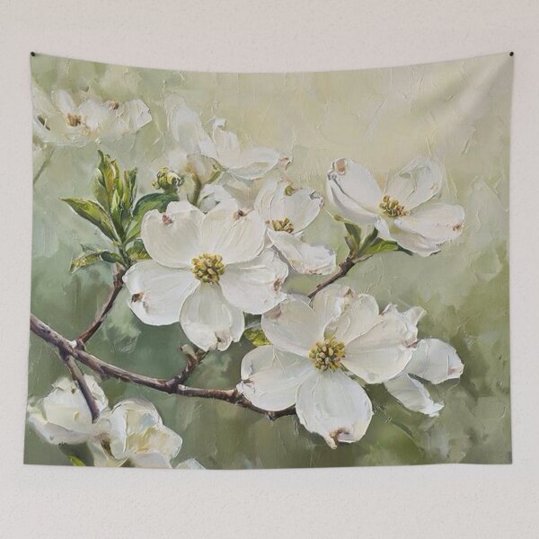 Item preview, White Dogwood in Bloom designed and sold by TinCatOutPost.