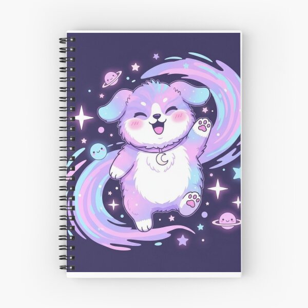 Item preview, Kawaii Space Puppy: Dreamy Pastel Galaxy Dog designed and sold by juman..