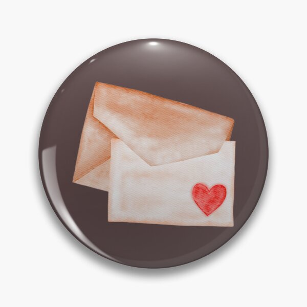 Item preview, Signed with Love | Watercolor Heart Envelope & Letter designed and sold by Artsy Corner.