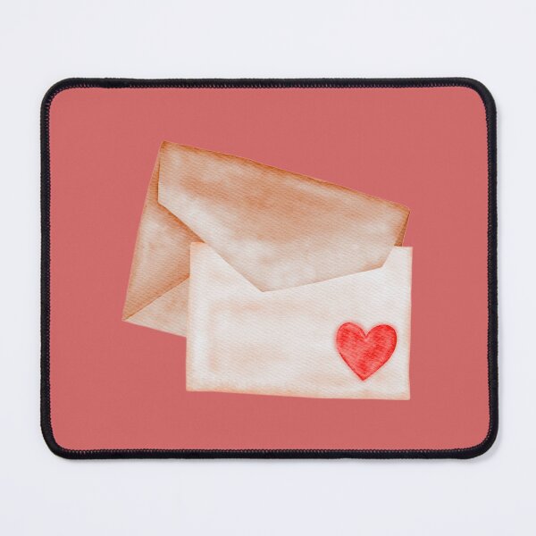 Item preview, Signed with Love | Watercolor Heart Envelope & Letter designed and sold by Artsy Corner.