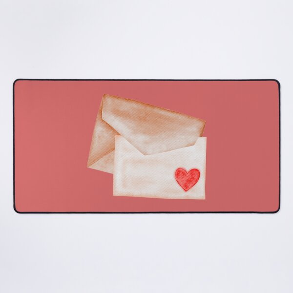 Item preview, Signed with Love | Watercolor Heart Envelope & Letter designed and sold by Artsy Corner.