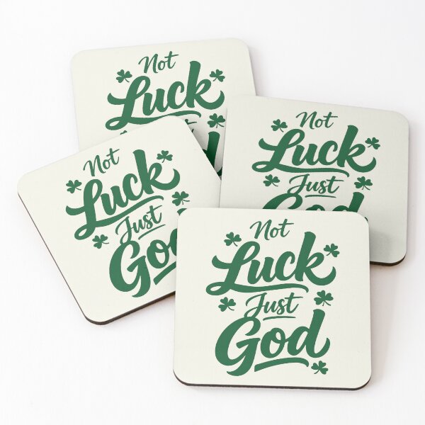 Item preview, Christian St Patricks Day, Not Luck Just God Clover, St Patrick's Day, Lucky Varsity designed and sold by SanipepaVase.