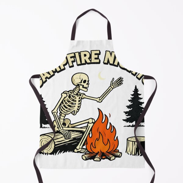 Item preview, Campfire Nights Skeleton Camping Outdoor Adventure designed and sold by Dxvect.