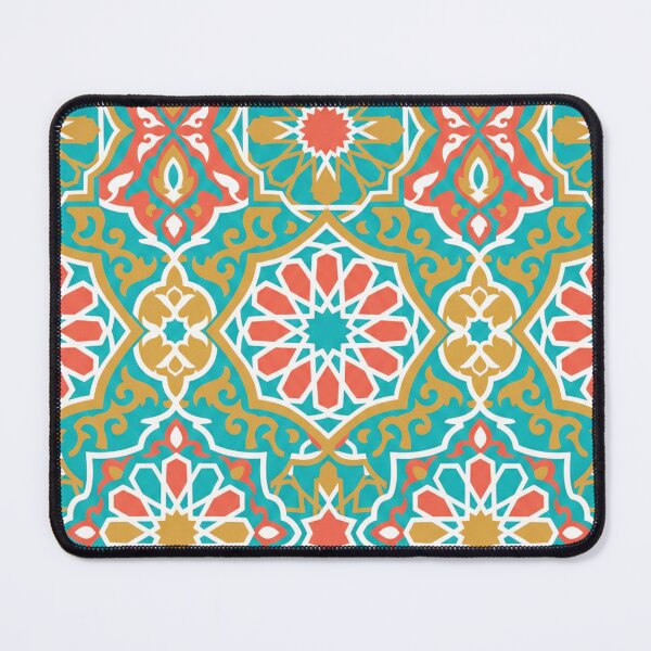 Item preview, Intricate Teal and Gold Islamic Geometric Pattern designed and sold by DGtaLrtcom.