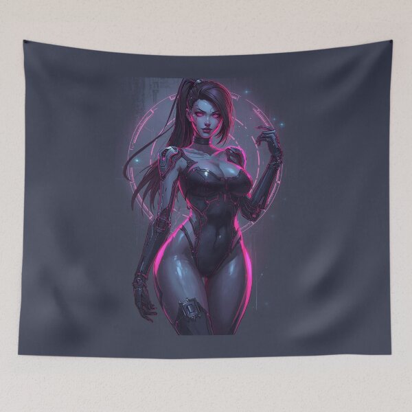 Item preview, Cyborg Girl designed and sold by ArtCraftLab.