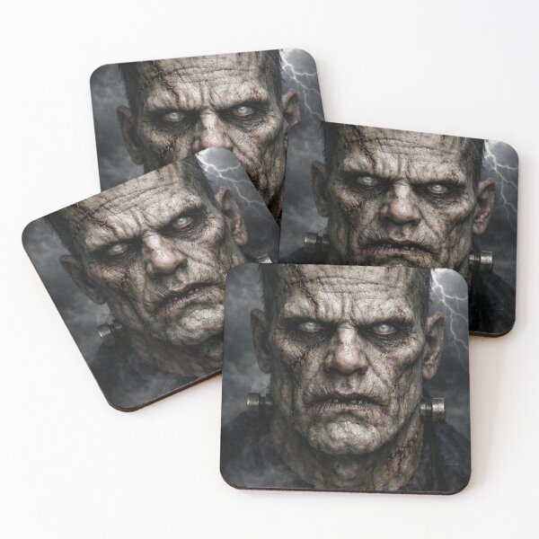 Item preview, Frankenstein’s Monster – Grotesque Gothic Horror Illustration designed and sold by Endthedisease.