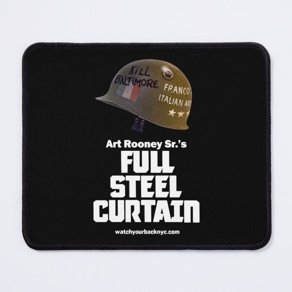 Item preview, Full Steel Curtain Art Rooney designed and sold by Isesstyles.