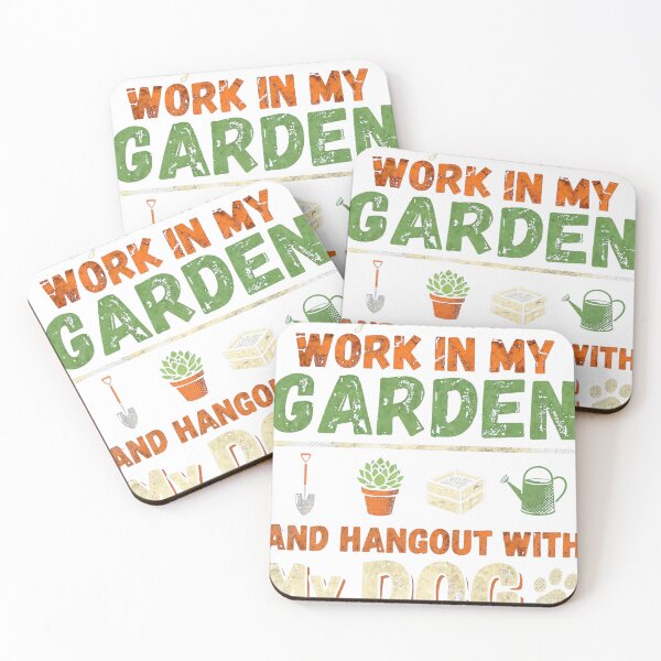 Item preview, I Just Want To Work In My Garden And Hangout With My Dog designed and sold by Dxvect.