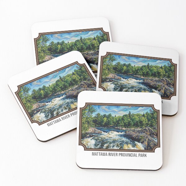 Item preview, Mattawa River Provincial Park Canoe Adventure Art  designed and sold by Analog Aura .