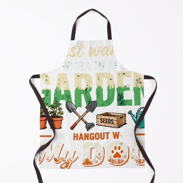 Item preview, I Just Want To Work In My Garden And Hangout With My Dog designed and sold by Dxvect.