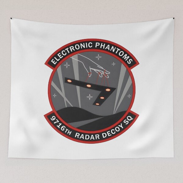 Item preview, The Puppeteer of the Skies: 9716th Radar Decoy Squadron Patch designed and sold by CharlieDesings.
