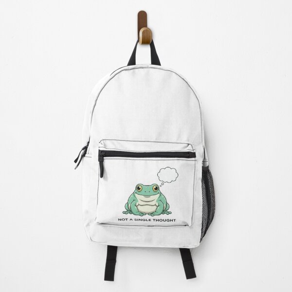 Item preview, Not A Single Thought Funny Whites Tree Frog designed and sold by Petzzz.