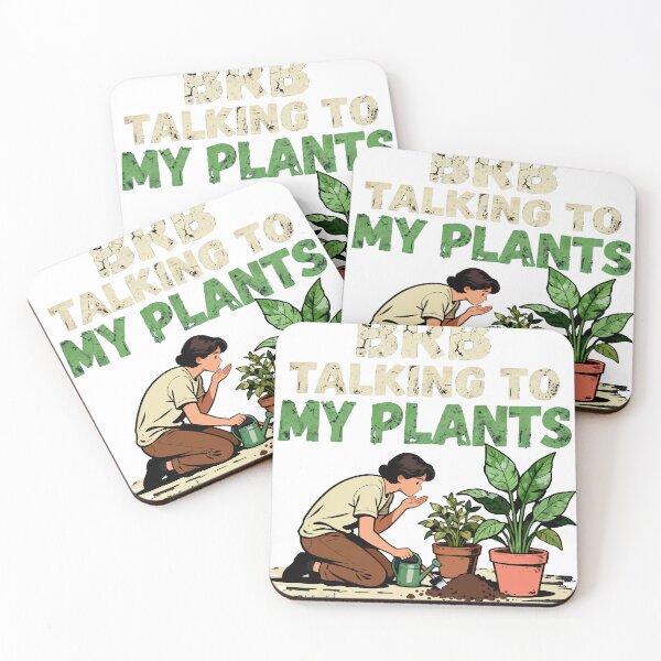 Item preview, BRB Talking To My Plants Funny Plant designed and sold by Dxvect.
