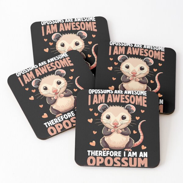 Item preview, Opossums Are Awesome I Am Awesome Therefore I Am An Opossum Wildlife Lover designed and sold by StickChic.