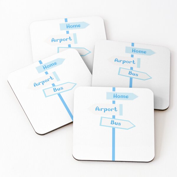 Item preview, The Traveler's Signpost - Home, Airport & Bus designed and sold by Artsy Corner.