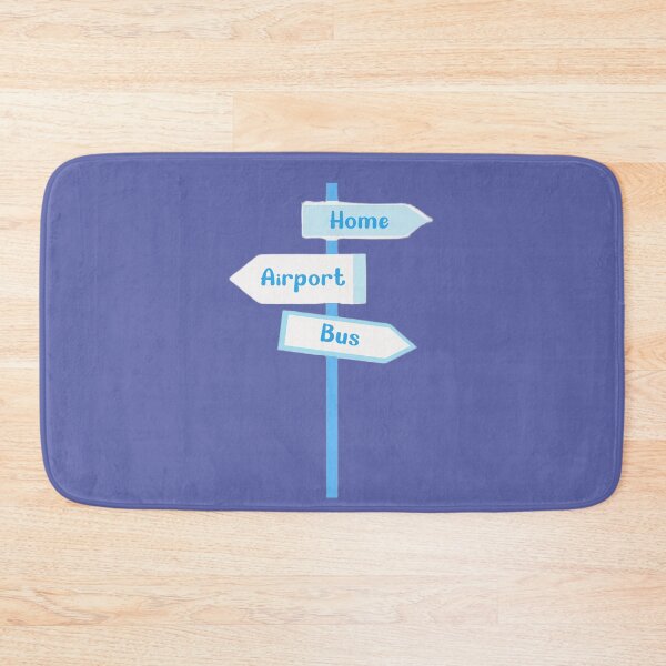 Item preview, The Traveler's Signpost - Home, Airport & Bus designed and sold by Artsy Corner.