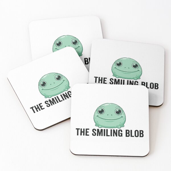 Item preview, The Smiling Blob Cute Whites Tree Frog Meme designed and sold by Petzzz.