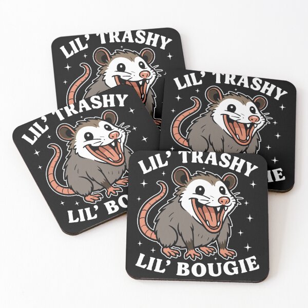 Item preview, Lil' Trashy Lil' Bougie Opossum Funny Wild Animal Lover designed and sold by StickChic.