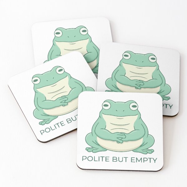Item preview, Polite But Empty Headed Dumpy Tree Frog designed and sold by Petzzz.